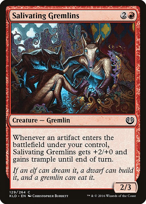 Magic the Gathering Card - Salivating Gremlins - MTG Circle