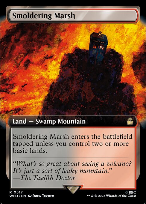 Magic the Gathering Card - Smoldering Marsh - MTG Circle