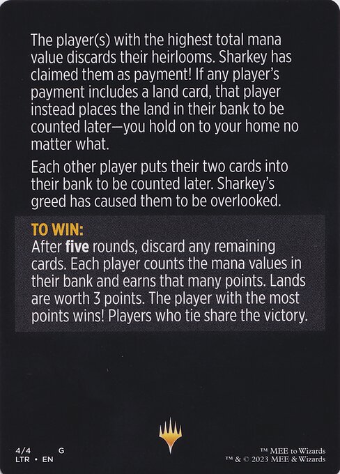 Magic the Gathering Card - Sharkey's Tithe (cont'd) - MTG Circle