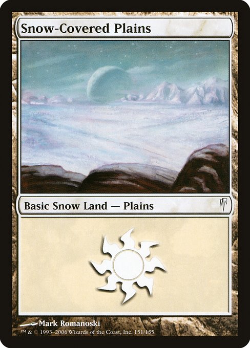 Magic the Gathering Card - Snow-Covered Plains - MTG Circle