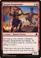 Magic the Gathering Card - Kargan Dragonrider - MTG Circle