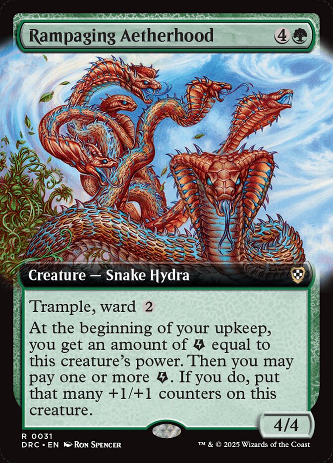 Magic the Gathering Card - Rampaging Aetherhood - MTG Circle
