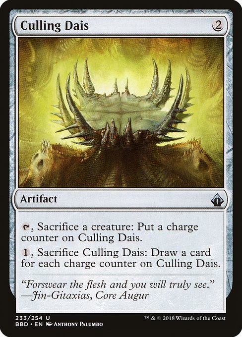 Magic the Gathering Card - Culling Dais - MTG Circle