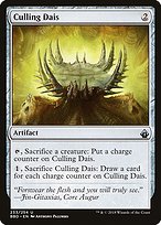 Magic the Gathering Card - Culling Dais - MTG Circle