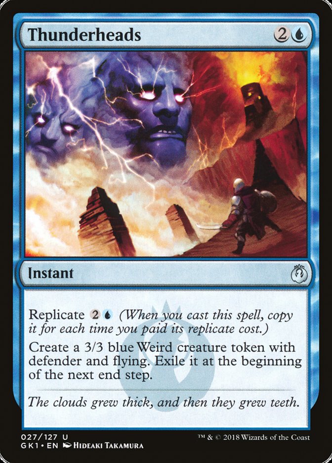 Magic the Gathering Card - Thunderheads - MTG Circle