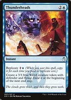 Magic the Gathering Card - Thunderheads - MTG Circle