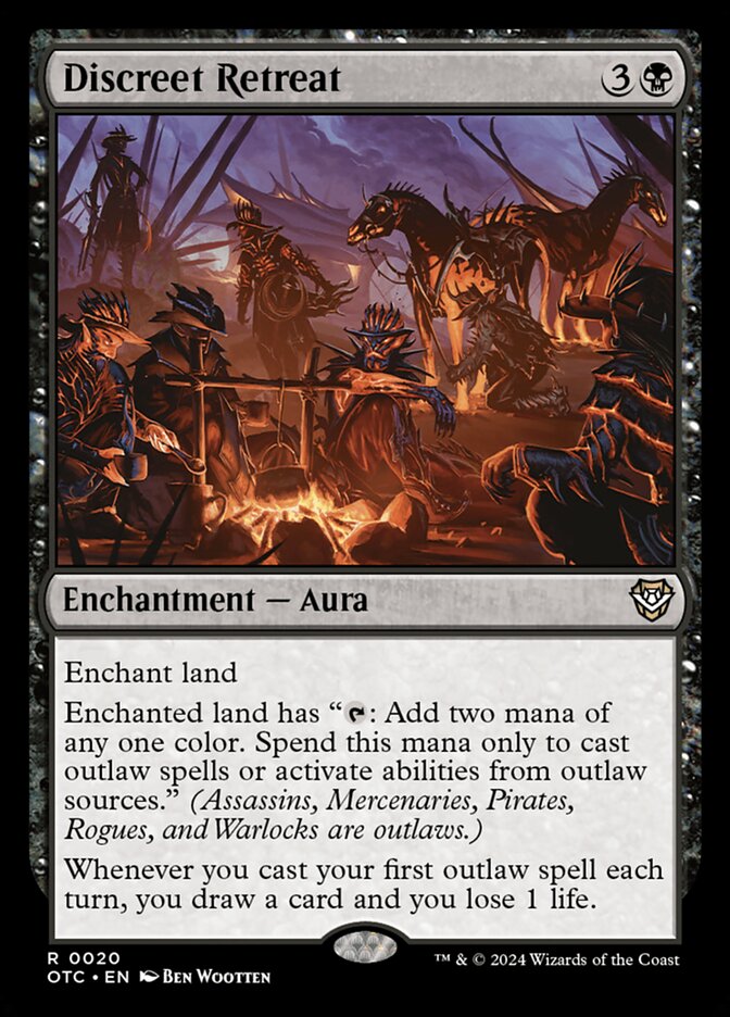 Magic the Gathering Card - Discreet Retreat - MTG Circle