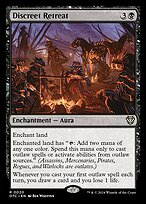 Magic the Gathering Card - Discreet Retreat - MTG Circle