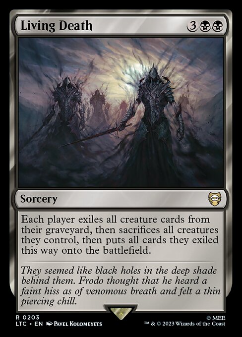 Magic the Gathering Card - Living Death - MTG Circle