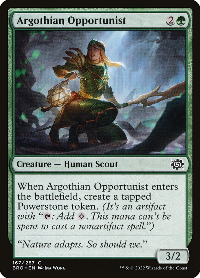 Magic the Gathering Card - Argothian Opportunist - MTG Circle