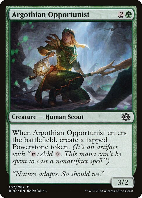 Magic the Gathering Card - Argothian Opportunist - MTG Circle