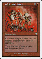 Magic the Gathering Card - Goblin War Drums - MTG Circle