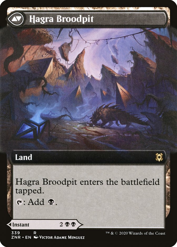 Magic the Gathering Card - Hagra Broodpit - MTG Circle