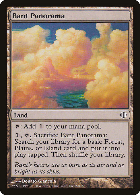 Magic the Gathering Card - Bant Panorama - MTG Circle