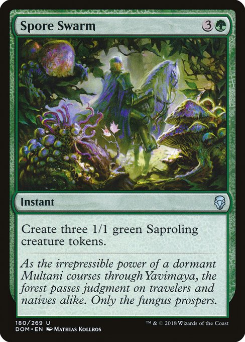 Magic the Gathering Card - Spore Swarm - MTG Circle