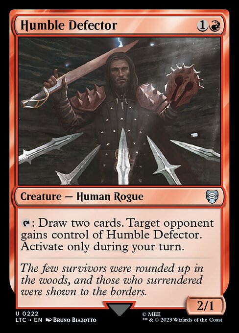 Magic the Gathering Card - Humble Defector - MTG Circle