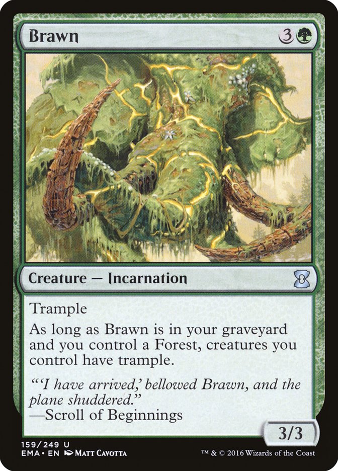 Magic the Gathering Card - Brawn - MTG Circle