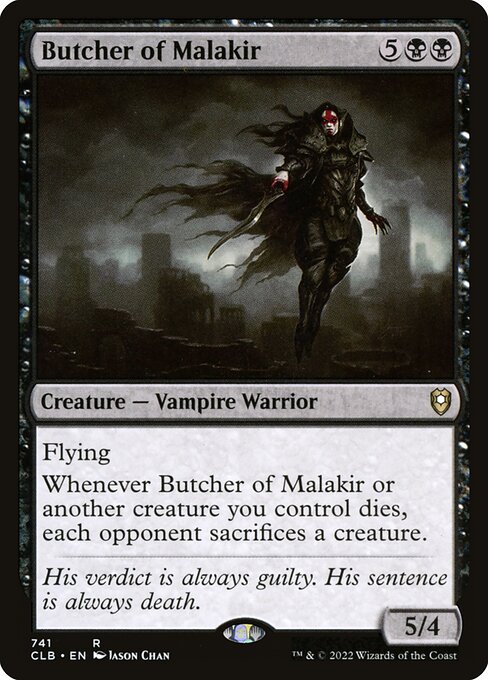 Magic the Gathering Card - Butcher of Malakir - MTG Circle