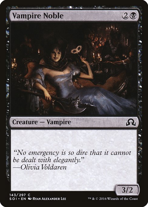 Magic the Gathering Card - Vampire Noble - MTG Circle