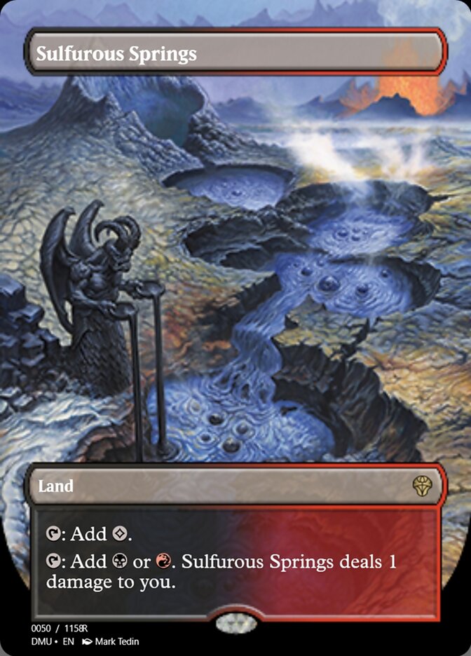 Magic the Gathering Card - Sulfurous Springs - MTG Circle