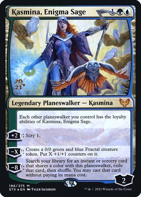 Magic the Gathering Card - Kasmina, Enigma Sage - MTG Circle