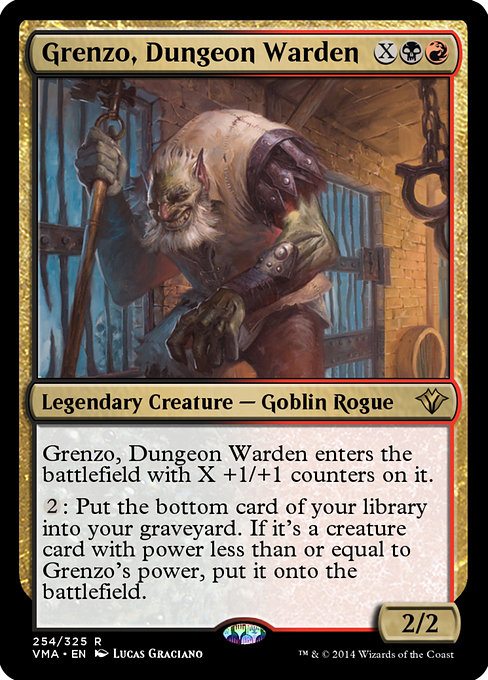 Magic the Gathering Card - Grenzo, Dungeon Warden - MTG Circle