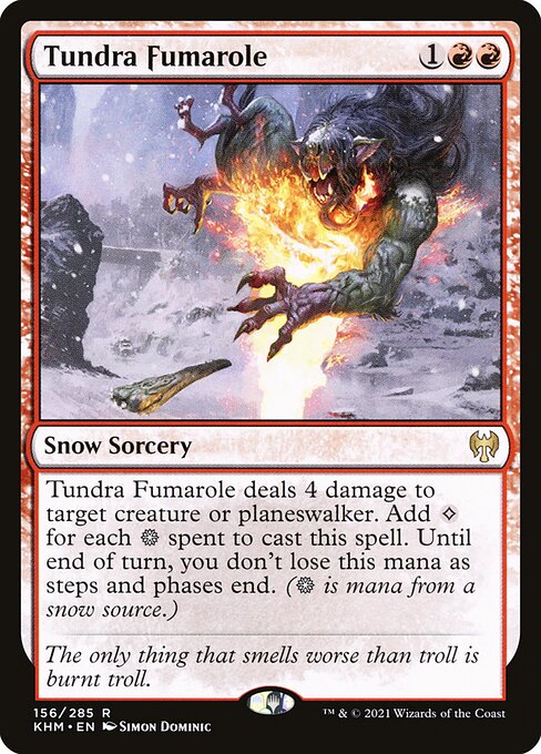 Magic the Gathering Card - Tundra Fumarole - MTG Circle