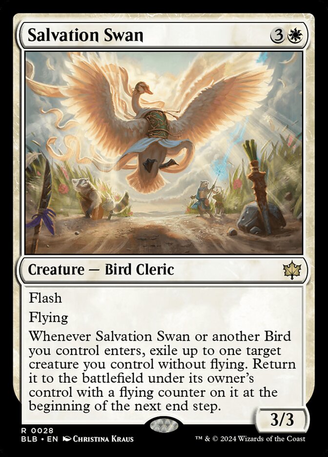 Magic the Gathering Card - Salvation Swan - MTG Circle