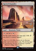 Magic the Gathering Card - Sacred Foundry - MTG Circle
