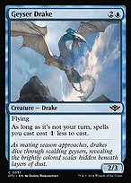 Magic the Gathering Card - Geyser Drake - MTG Circle