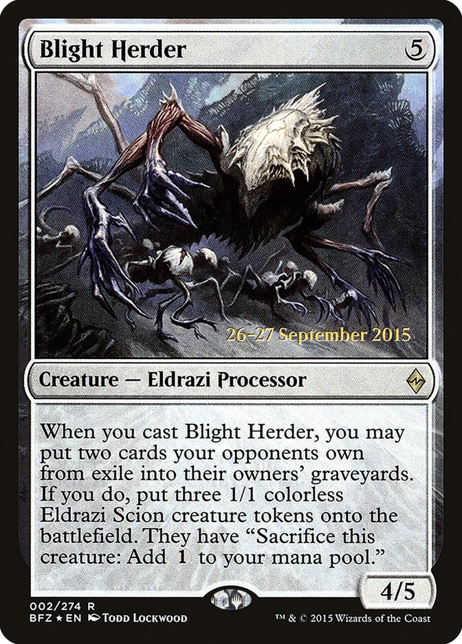 Magic the Gathering Card - Blight Herder - MTG Circle