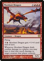 Magic the Gathering Card - Mordant Dragon - MTG Circle