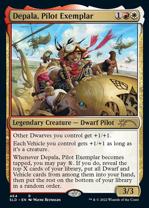 Magic the Gathering Card - Depala, Pilot Exemplar - MTG Circle