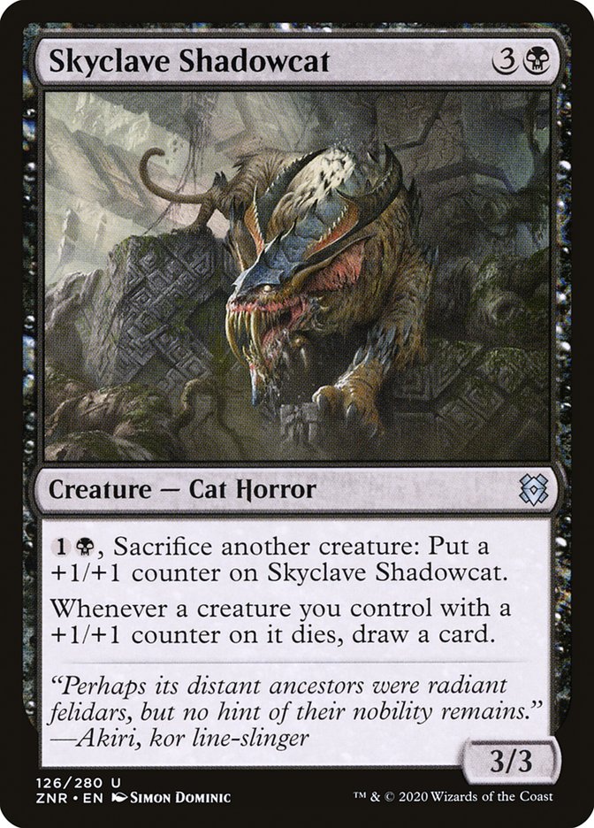 Magic the Gathering Card - Skyclave Shadowcat - MTG Circle