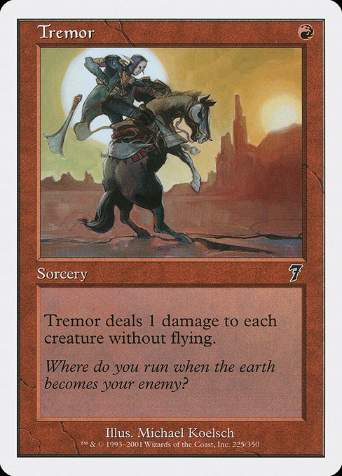 Magic the Gathering Card - Tremor - MTG Circle