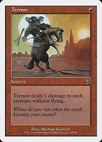 Magic the Gathering Card - Tremor - MTG Circle