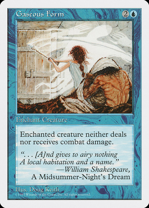 Magic the Gathering Card - Gaseous Form - MTG Circle