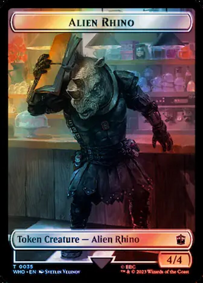 Magic the Gathering Card - Alien Rhino - MTG Circle