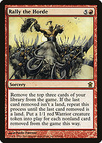 Magic the Gathering Card - Rally the Horde - MTG Circle