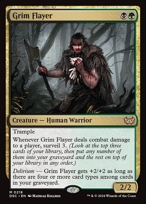 Magic the Gathering Card - Grim Flayer - MTG Circle