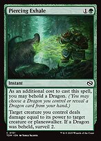 Magic the Gathering Card - Piercing Exhale - MTG Circle