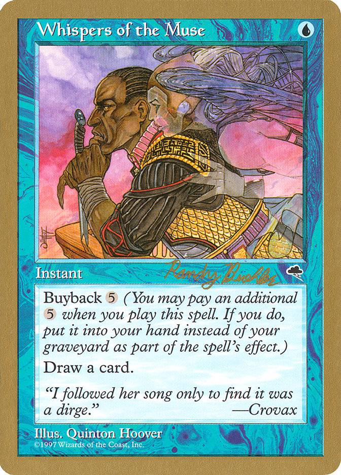 Magic the Gathering Card - Whispers of the Muse - MTG Circle