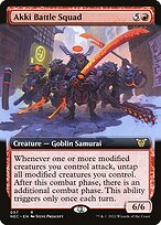 Magic the Gathering Card - Akki Battle Squad - MTG Circle