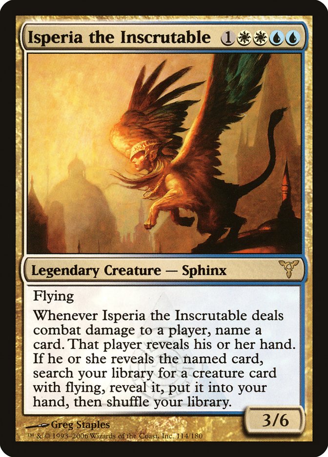 Magic the Gathering Card - Isperia the Inscrutable - MTG Circle