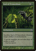 Magic the Gathering Card - Seal of Primordium - MTG Circle