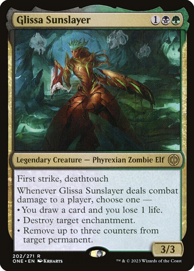 Magic the Gathering Card - Glissa Sunslayer - MTG Circle