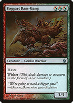 Magic the Gathering Card - Boggart Ram-Gang - MTG Circle