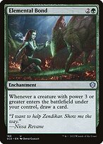 Magic the Gathering Card - Elemental Bond - MTG Circle