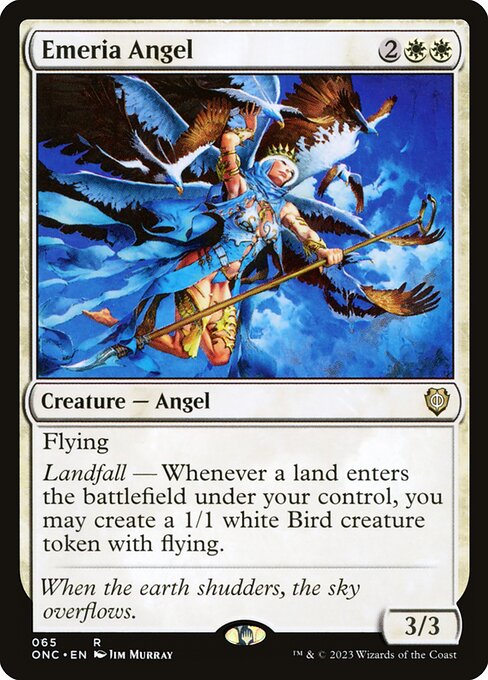 Magic the Gathering Card - Emeria Angel - MTG Circle