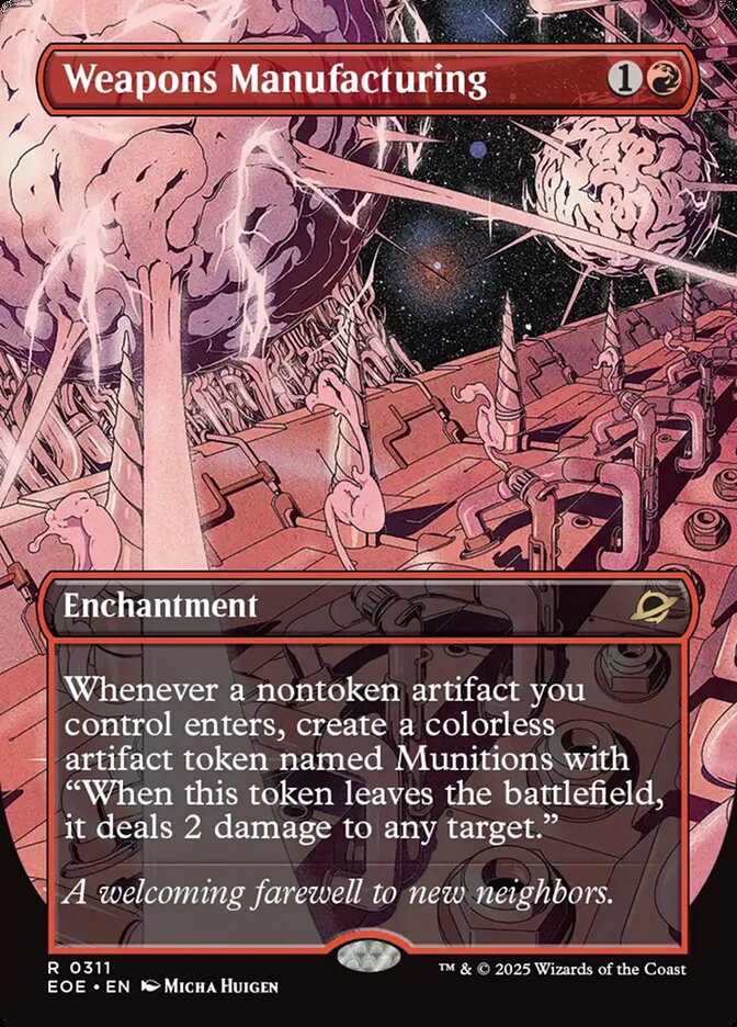 Magic the Gathering Card - Weapons Manufacturing - MTG Circle